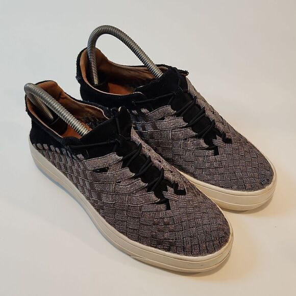 Bernie Mev. Women's Mid Olympia Comfort Sneaker Women's Sz 38 EU 7.5 US EUC NICE - Picture 1 of 15